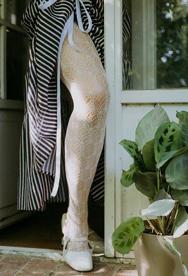 Юбка с ярусами, полоска