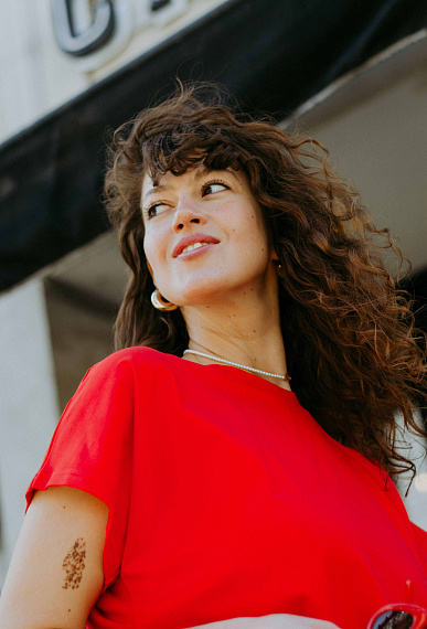 Топ базовый, красный 1