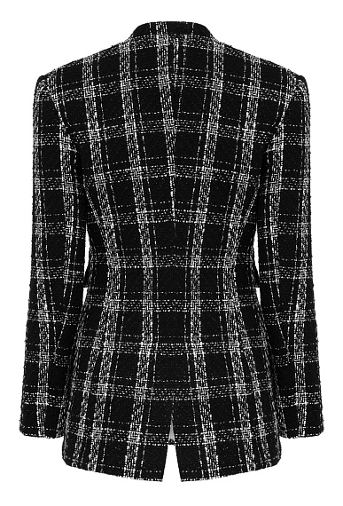 Блейзер из букле, чёрный 1