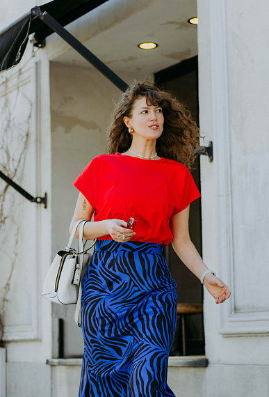 Топ базовый, красный